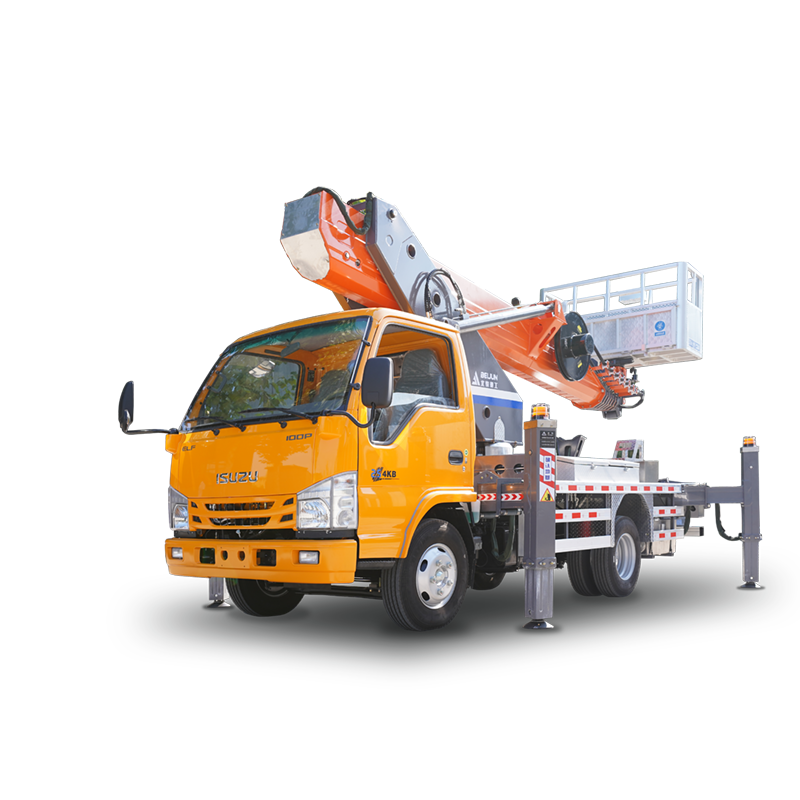 New 32-Meter Yellow Isuzu Dies