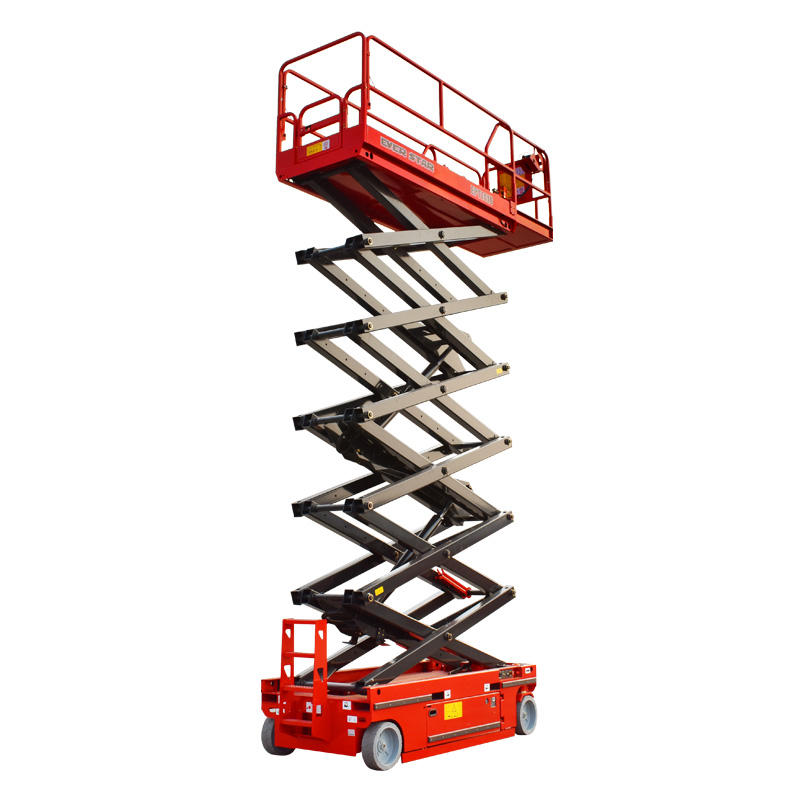 14m Mobile Hydraulic Aerial Man Elevated Work Platform Electric Scissor Lift