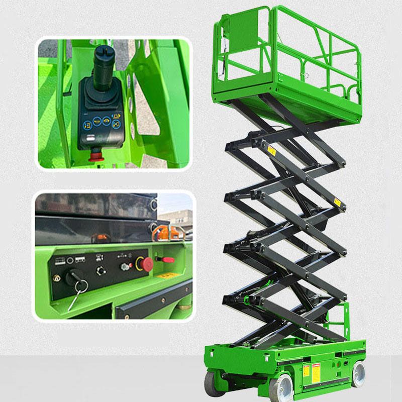8m Mobile Hydraulic Aerial Man Elevated Work Platform Electric Scissor Lift