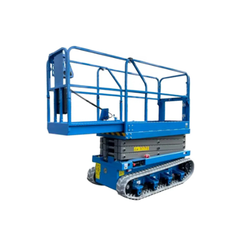 4M мобильный гидравлический воздушный человек поднял рабочую платформу гусеничный электрический подъемник ножниц