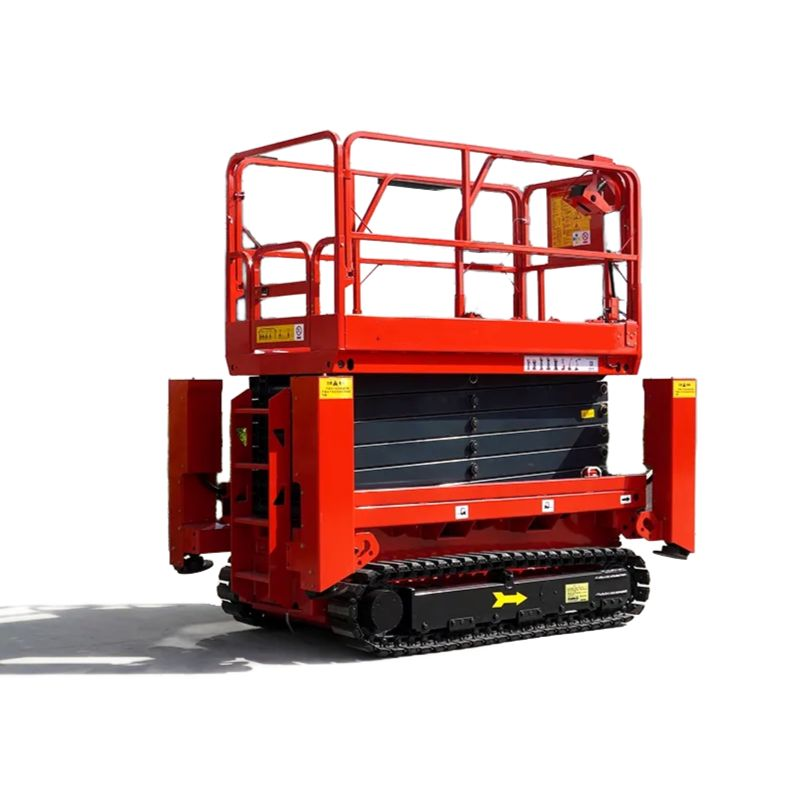 6M Mobile Hydraulic Aerial Man Elevated Work Platform Tracked Electric Scissor Lift