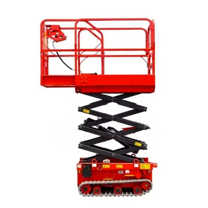 6M Mobile Hydraulic Aerial Man Elevated Work Platform Tracked Electric Scissor Lift