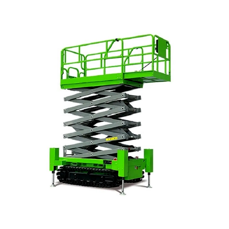 9M Mobile Hydraulic Aerial Man Elevated Work Platform Tracked Electric Scissor Lift