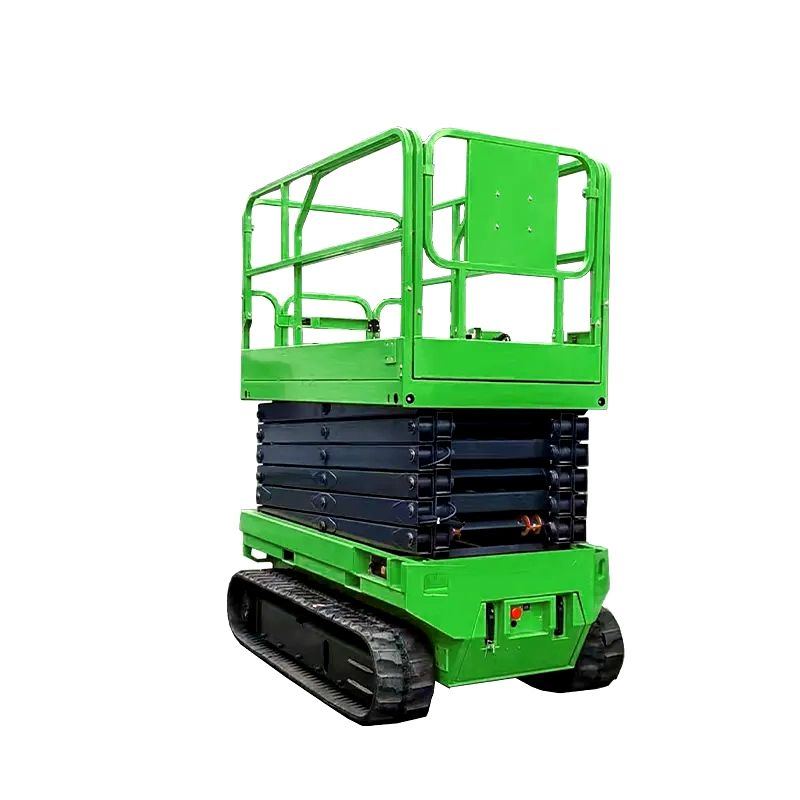 9M Mobile Hydraulic Aerial Man Elevated Work Platform Tracked Electric Scissor Lift