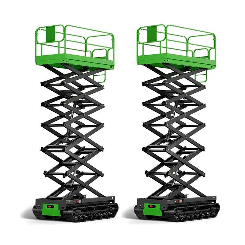 10M Mobile Hydraulic Aerial Man Elevated Work Platform Tracked Electric Scissor Lift
