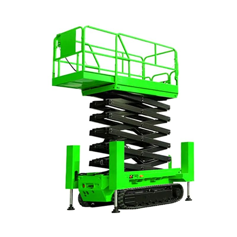 10M Mobile Hydraulic Aerial Man Elevated Work Platform Tracked Electric Scissor Lift