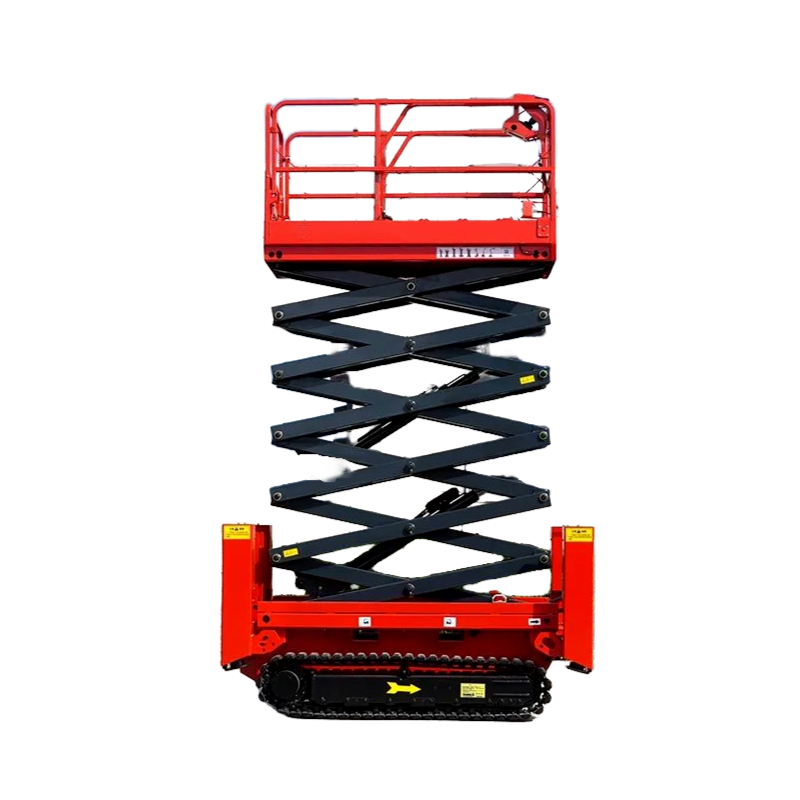 12M Mobile Hydraulic Aerial Man Elevated Work Platform Tracked Electric Scissor Lift
