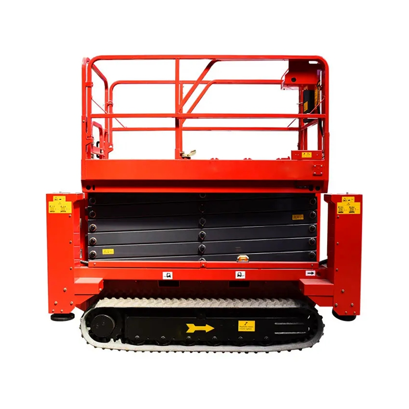 14M Mobile Hydraulic Aerial Man Elevated Work Platform Tracked Electric Scissor Lift