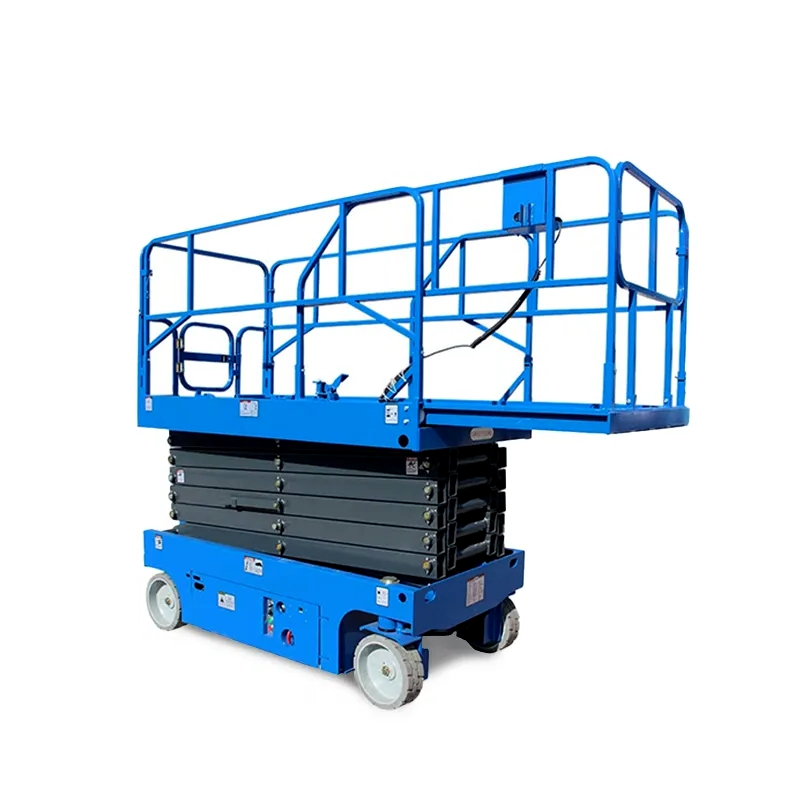 4m Mobile Hydraulic Aerial Man Elevated Work Platform Electric Scissor Lift